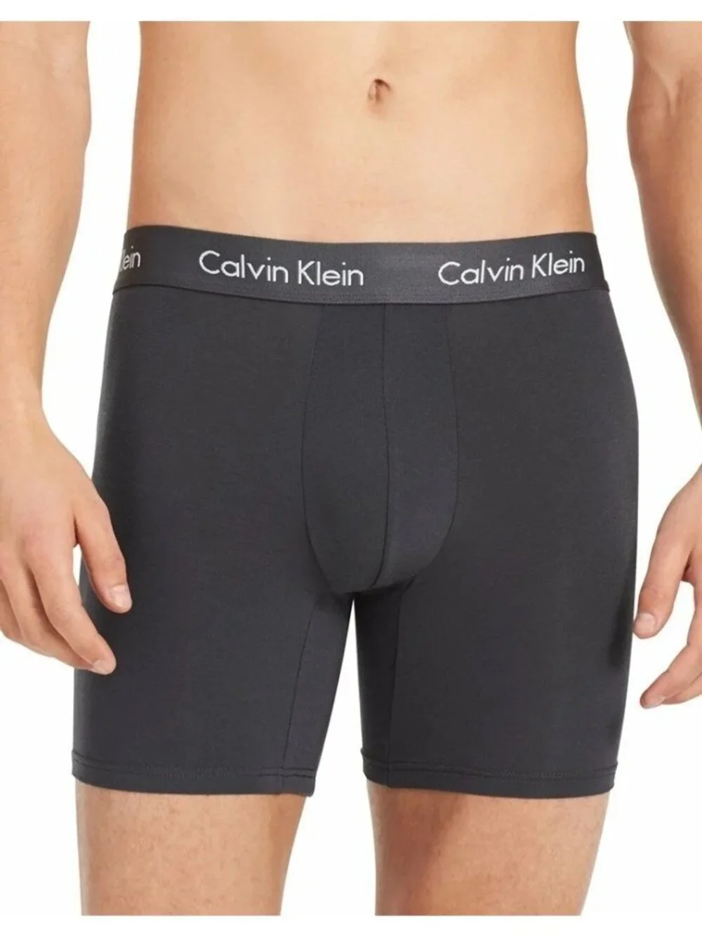 NWT Calvin Klein Men's Large Blue3-Pack Boxer Briefs Microfiber